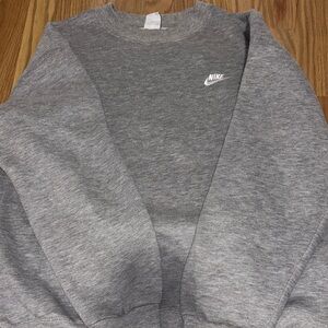 Nike Heather Gray Crewneck Sweatshirt